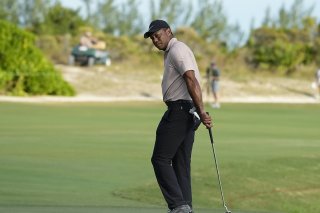Tiger Woods a renoué avec la compétition jeudi aux Bahamas KEYSTONE/AP/Fernando Llano
